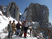 Dal Pian dei Resinelli al Rif. Rosalba sul sentiero 9 delle Foppe in compagnia dei camosci! il 7 aprile 2010